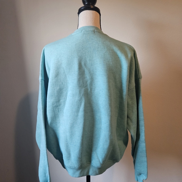 Boohoo Sky Blue Crewneck Top - Picture 2 of 6